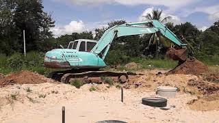 รีวิว รถขุดเคยดังในอดีต kobelco sk200-2 มาร์คไฟค์ excavator EP.2979