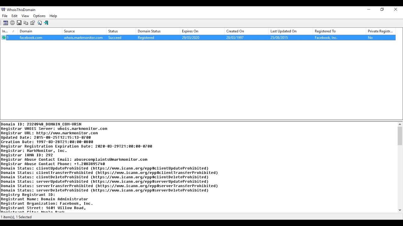 Usando Whois Youtube