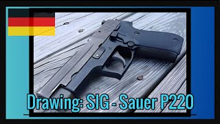 Drawing: Sig - Sauer P220