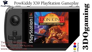 The Lion King: Simba's Mighty Adventure (Sony PlayStation) on the PowKiddy X39