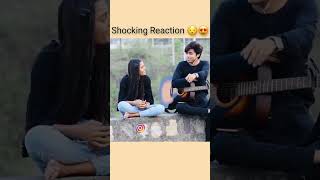 Shocking Reaction 😍 Totla Singing Prank On Cute Girl #shorts