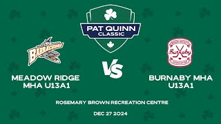 20241227 0800 Burnaby Female U13A1 vs Meadow Ridge U13A1