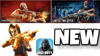 SALE EVENT LEGENDARY REVIVAL AND LIMITED TIME OFFER EVENT COD MOBILE