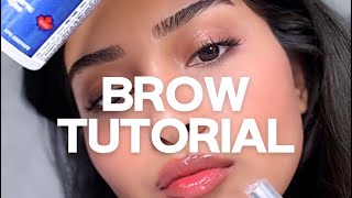 STRAIGHT BROWS TUTORIAL