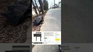 Finding A Free Traeger Tailgater Smoker In Trash #prospecting #traveling #bbq