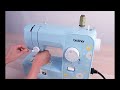 brother jk17b sewing machine full demo