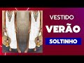 ✅️DIY Como fazer Vestido Verão Soltinho_Costura fácil passo a passo para iniciantes Gisleide Novelo