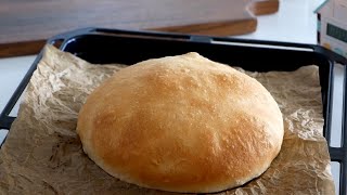 油脂を加えない2分だけこねるパン |  Knead for 2 minutes Bread