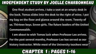 Independent Study by Joelle Charbonneau (Chapter 1)