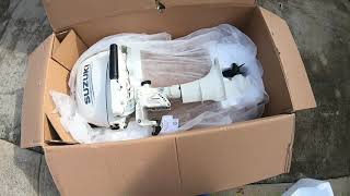 solo skiff 6hp Suzuki unboxing