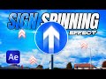 CRAZY SPINNING SIGN EFFECT (After Effects)