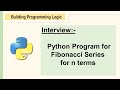 Fibonacci Series in Python | Fibonacci Series in Python Using Recursion | Python Fibonacci Series