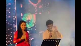 Anusree and Sreerag duet അനുശ്രീക് തെറ്റിയപ്പോൾ ശ്രീരാഗ് മാനേജ് ചെയ്തത് കണ്ടോ 🥰|ശ്രീരാഗ് #sreerag #s