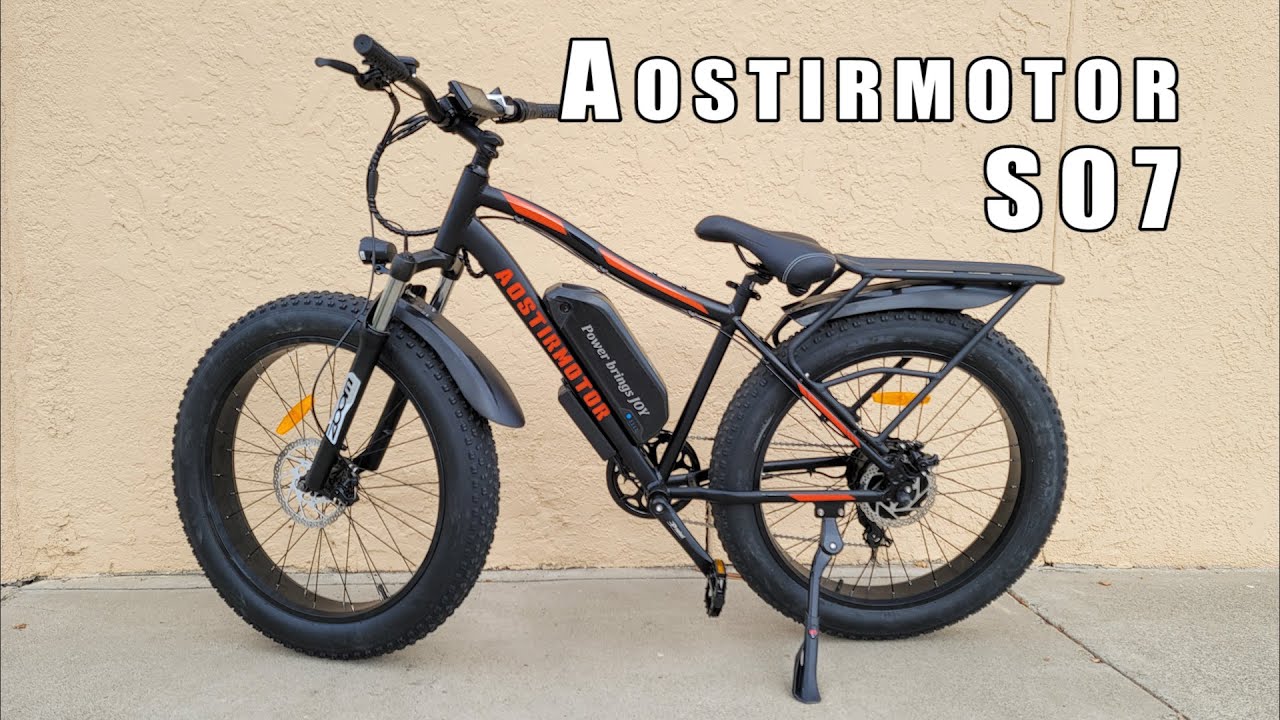 AOSTIRMOTOR S07-B Fat Tire Electric Bike Review 🚲 - YouTube