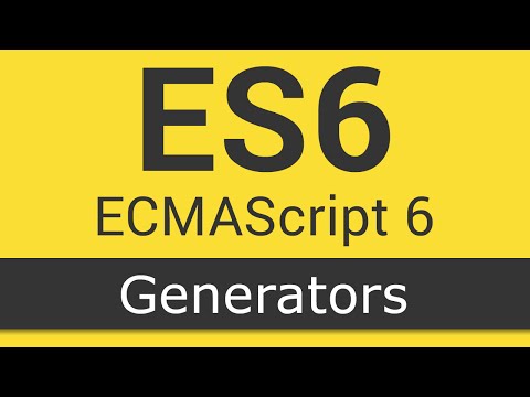 ECMAScript 6 / ES6 New Features - Tutorial 7 - Generators ECMAScript 6 / ES6 New Features - Tutorial 7 - Generators