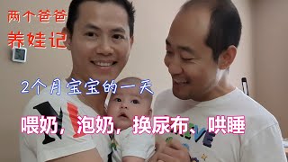 2-Month-Old Baby Routine: Feeding, Playtime & Smiles! | Gay Parenting