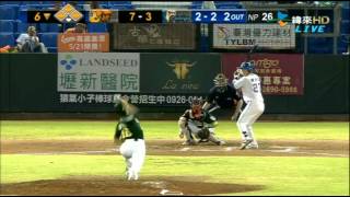 20120704 CPBL 廖文揚的速球 146km