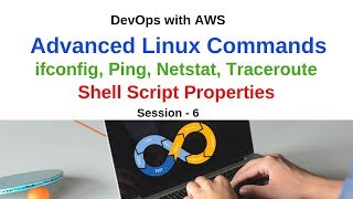 Linux Essentials for DevOps | ifconfig, ping, netstat, traceroute Commands | Shell Script Tutorial