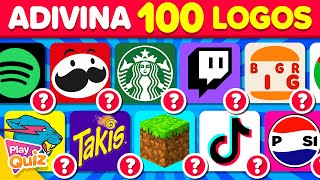 Adivina 100 Logos en 3 Segundos ⏰😱 | ¿Cuántas Marcas conoces?  |  Play Quiz de Logotipos