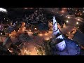 aerial video of epic universe construction at night jan 24 2025