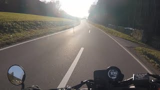 Yamaha XSR 700 (2024) (4) - Test ride - Where‘s the dead cat? 😜 (wind noise!)