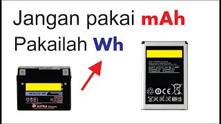 Menghitung kapasitas baterai HP & AKI • JANGAN SAMPAI SALAH © Elektronika Dasar