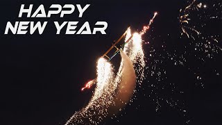 4K UHD Happy New Year  2024  with Countdown Airshow Video