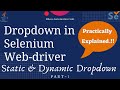 How to handle dropdown in selenium webdriver  || Static-Drop-downs || Select class || Selenium