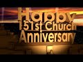 happy 51st church anniversary