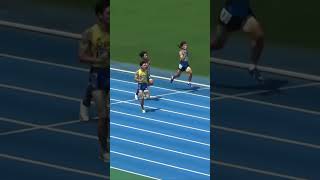 小寺慎之助選手　中学日本記録更新　10.46秒