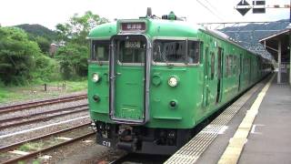 [HD]113系京都色C13編成柘植発車(2010-9-24)/Series 113 Kyoto region color @Tsuge