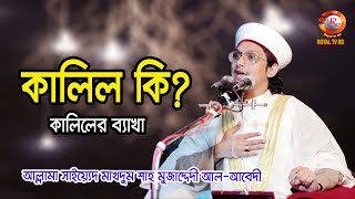 কালিলের ব্যাখা / আল্লামা সাইয়্যেদ মাখদুম শাহ্ মোজাদ্দেদী | Makhdum shah Muzaddedi | ROYAL TV BD