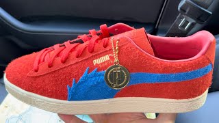 Puma Suede One Piece Buggy Luffy Red Shoes