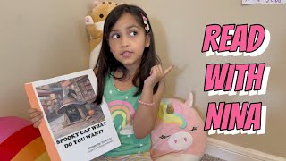 Read with Nina | Bedtime story | Spooky Cat What Do You Want? 🐈‍⬛✨