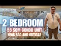 DMCI Homes 2 Bedroom Condo Unit | 55 Sqm | Unit Tour