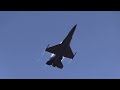 18 11 24 築城基地航空祭2018前日 曲技飛行 pacaf f 16 demo team demo flight practice at jasdf tsuiki ab