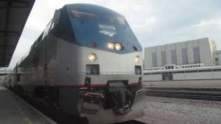 Amtrak California Zephyr #6, two plus hours late in Omaha, NE