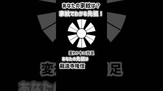 あなたの家紋は？【家紋でわかる先祖！】