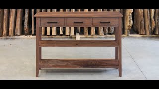 Custom Furniture: Black Walnut Sideboard Buffet