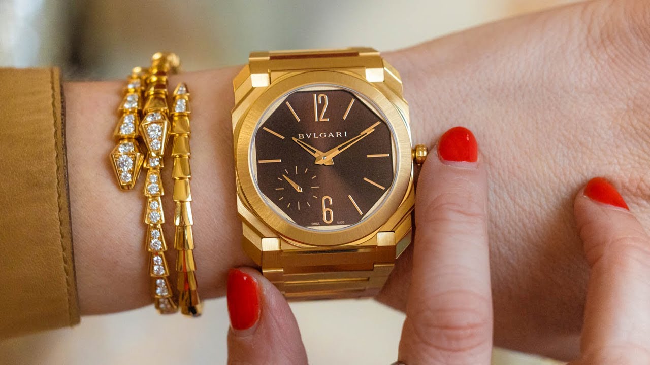 The Bulgari Octo Finissimo In Yellow Gold | A Week On The Wrist - YouTube