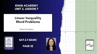 SAT.2.7.Basic Linear Inequality Word Problems, page 32