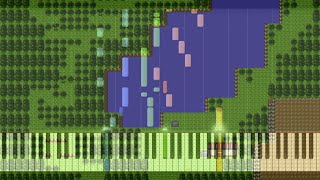 【ポケモン金銀】48.42ばんどうろ【ピアノアレンジもどき】/【Pokémon Gold/Silver】48.Route 42【Piano midi】