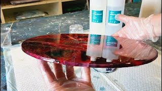 #825 See How I Coated My Bloom Placemat And Coaster Set With Heatproof RESIN