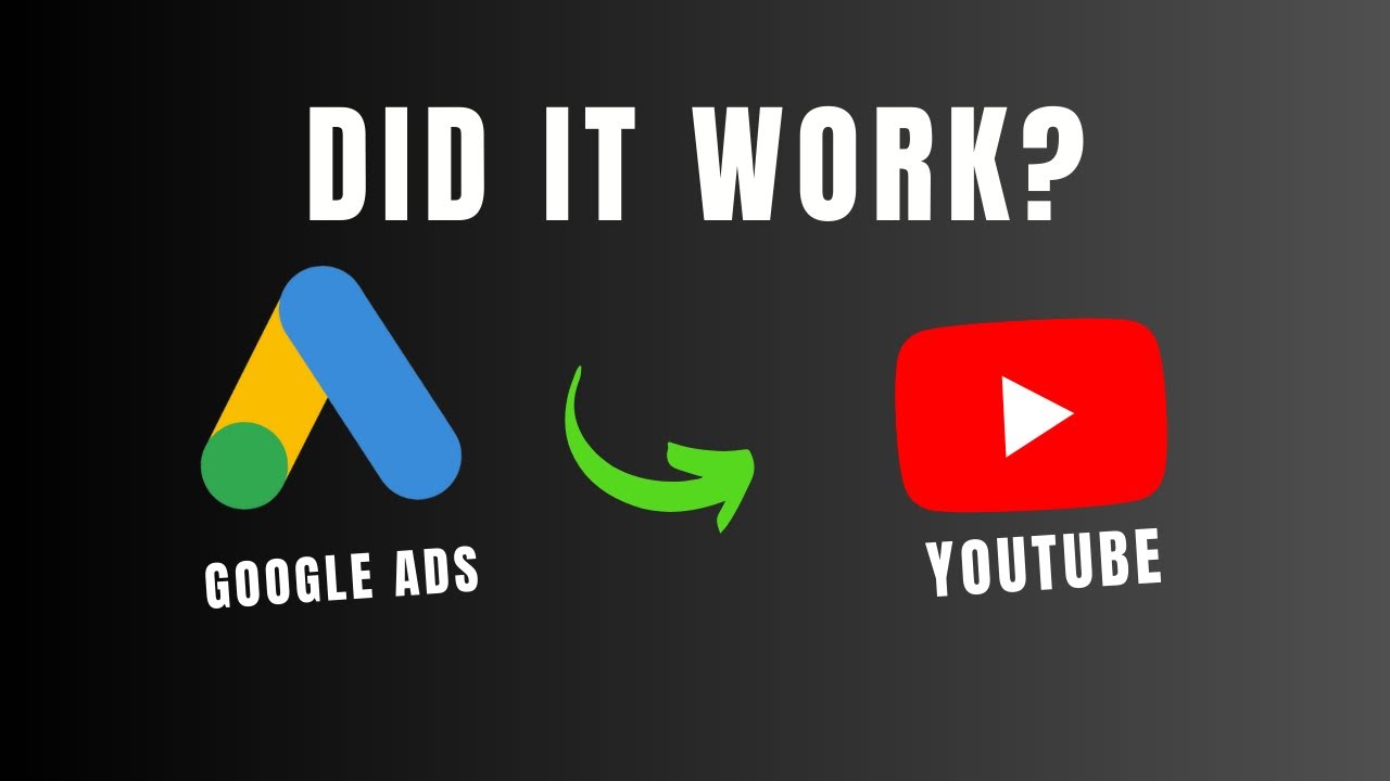 I Used Google Ads To Promote My Youtube Channel My Results Youtube I Used Google Ads To Promote My Youtube Channel My Results Youtube