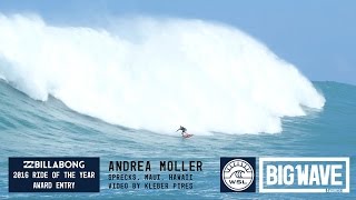 Andrea Moller at Sprecks - 2016 Billabong Ride of the Year Entry - WSL Big Wave Awards