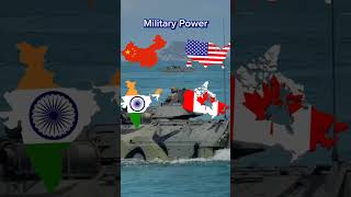 China and India vs USA and Canada #countries #edit #geography #comparison