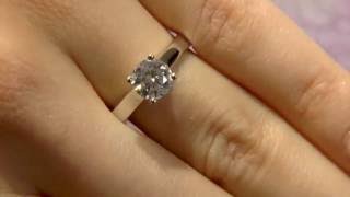 1.05 Carat Solitaire Engagement ring SR1062