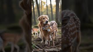 The Dog Who Adopted a Baby Deer: A Friendship That Will Melt Your Heart  🐾❤️ #Heartwarming