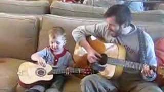 TK and Liam on Guitar