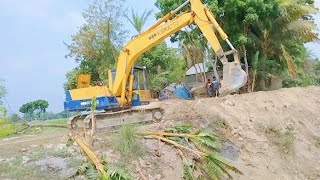 কিভাবে রাস্তা তৈরি করে ভেকু দিয়ে